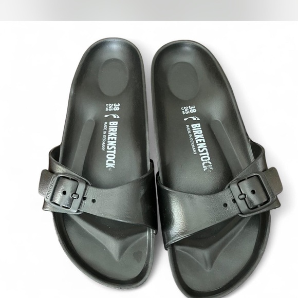 Birkenstock Shoes - Birkenstock Black Slide Sandals